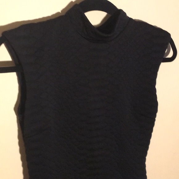 Black Snake Ribbed Bodycon Dress - Picture 2 of 3